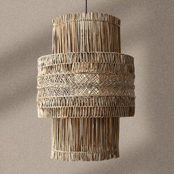 Wabi Sabi Rattan Light Fixture