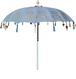 Garden Umbrella with Lotus Paintings