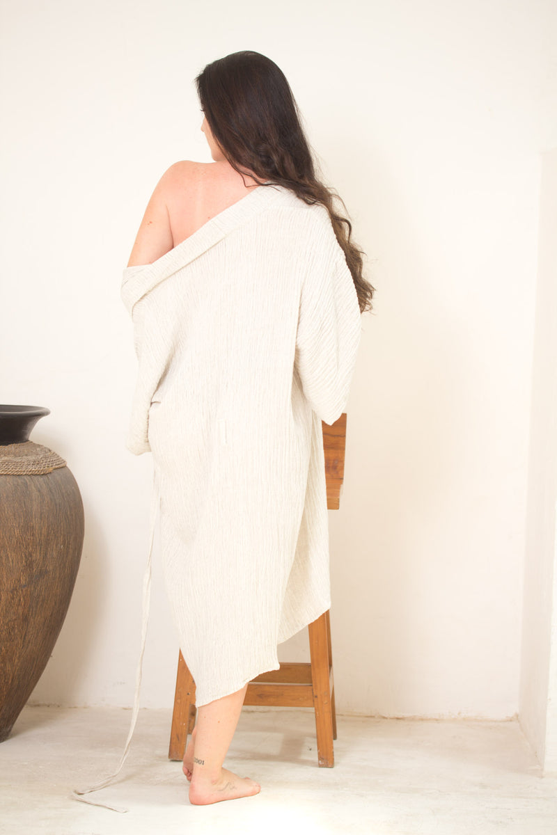 LAKSMI ~ Linen Gauze Kimono Robe