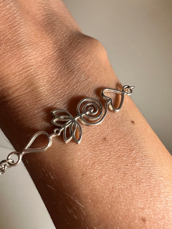 Ho'oponopono Bracelet in Sterling Silver