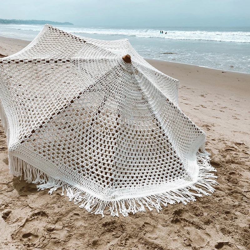 Macrame Boho Garden Umbrella