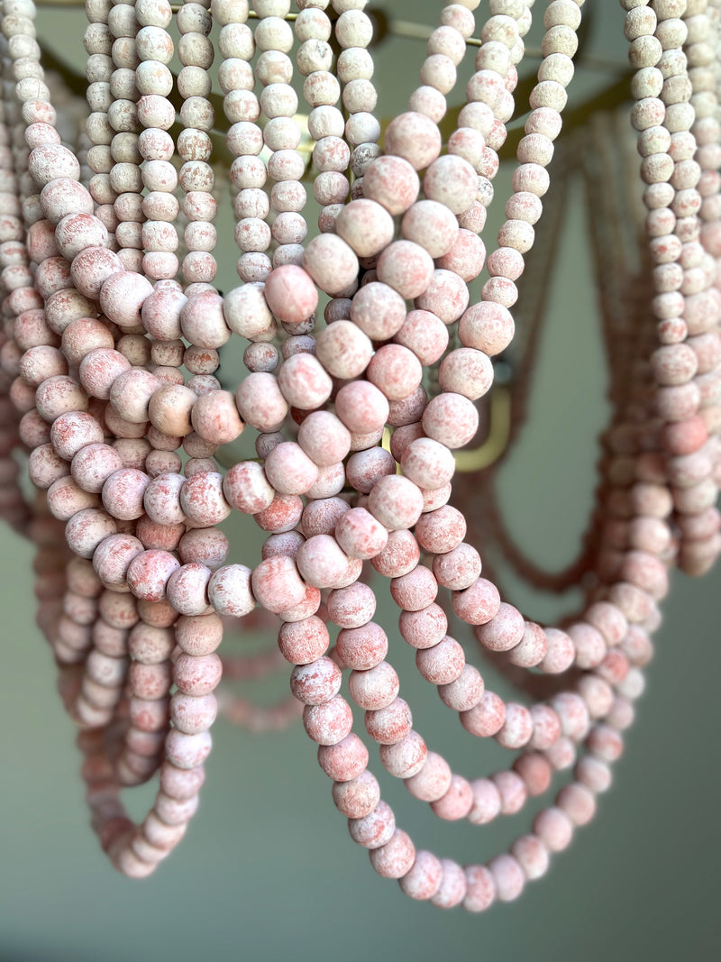 FEATURED: Pink Ombre Tiered Beaded Chandelier (only one)