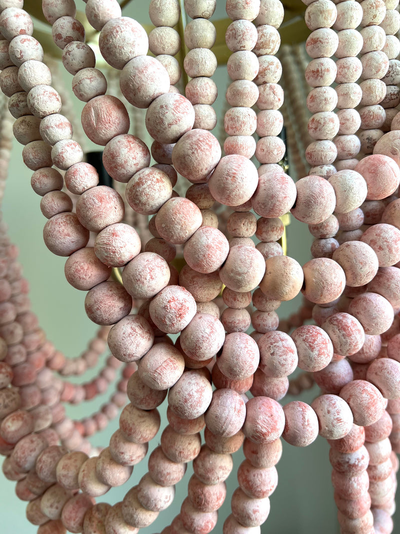 FEATURED: Pink Ombre Tiered Beaded Chandelier (only one)