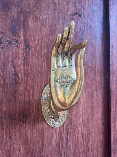 Brass Hand in Gyan Mudra