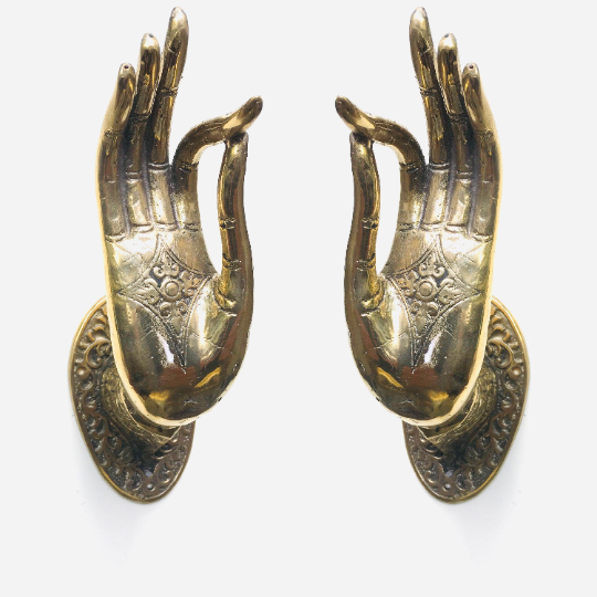 Brass Hand in Gyan Mudra