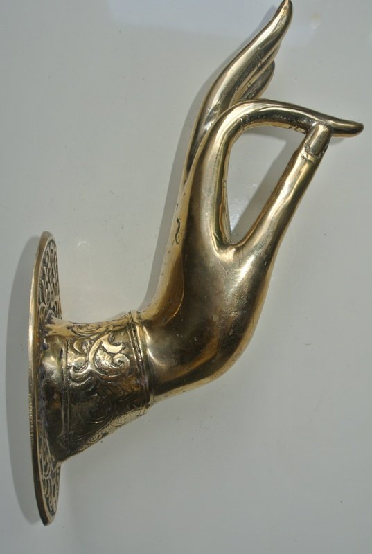 Brass Hand in Gyan Mudra