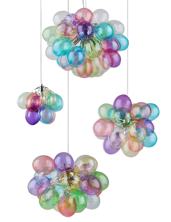 Rainbow Glass Pendant Light - Flush Mount / Suspended