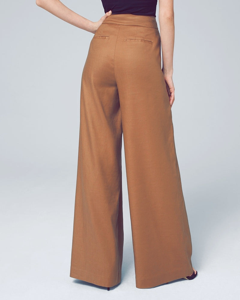 HEPBURN Pants ~ Classic Wide Leg Pleated Pants