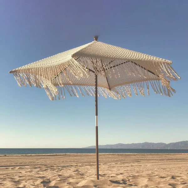 Macrame Boho Garden Umbrella