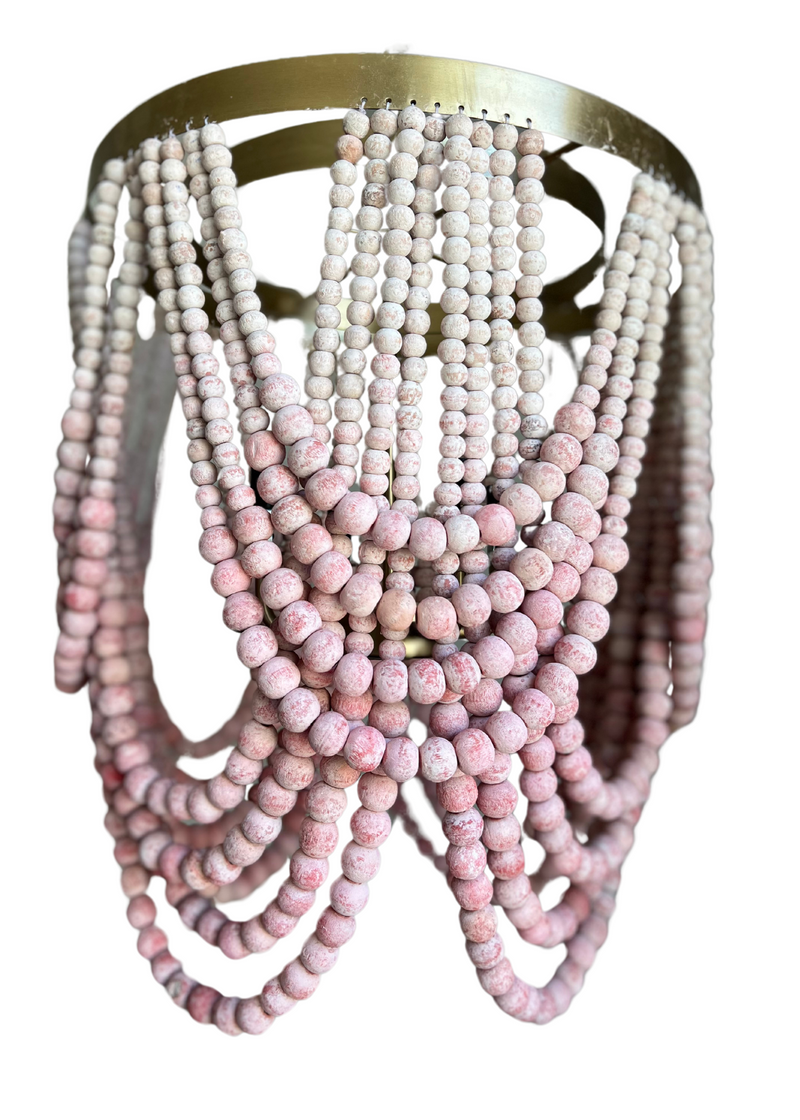 FEATURED: Pink Ombre Tiered Beaded Chandelier (only one)