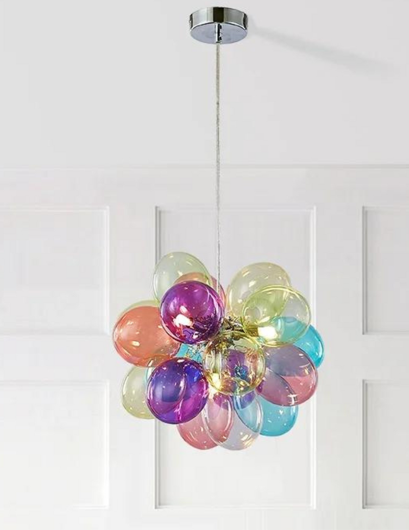 Rainbow Glass Pendant Light - Flush Mount / Suspended