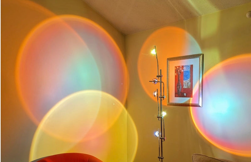 Mood Lighting Floor Lamp ~ White Light or Sunset